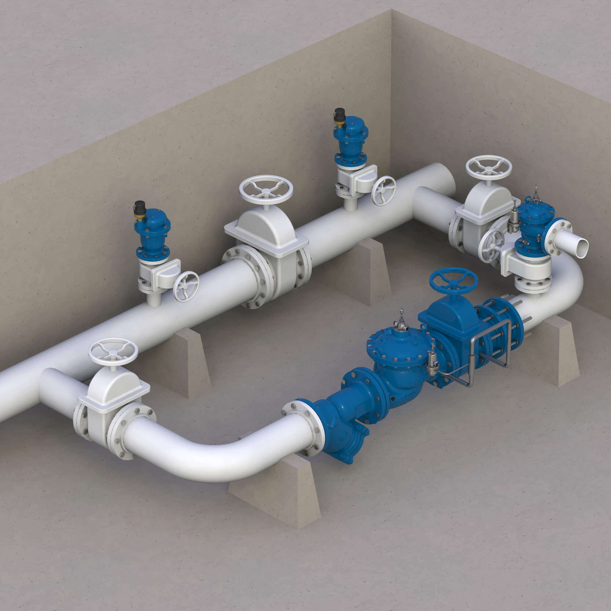 HyMod - Flow-modulated Pressure-reducing Valve