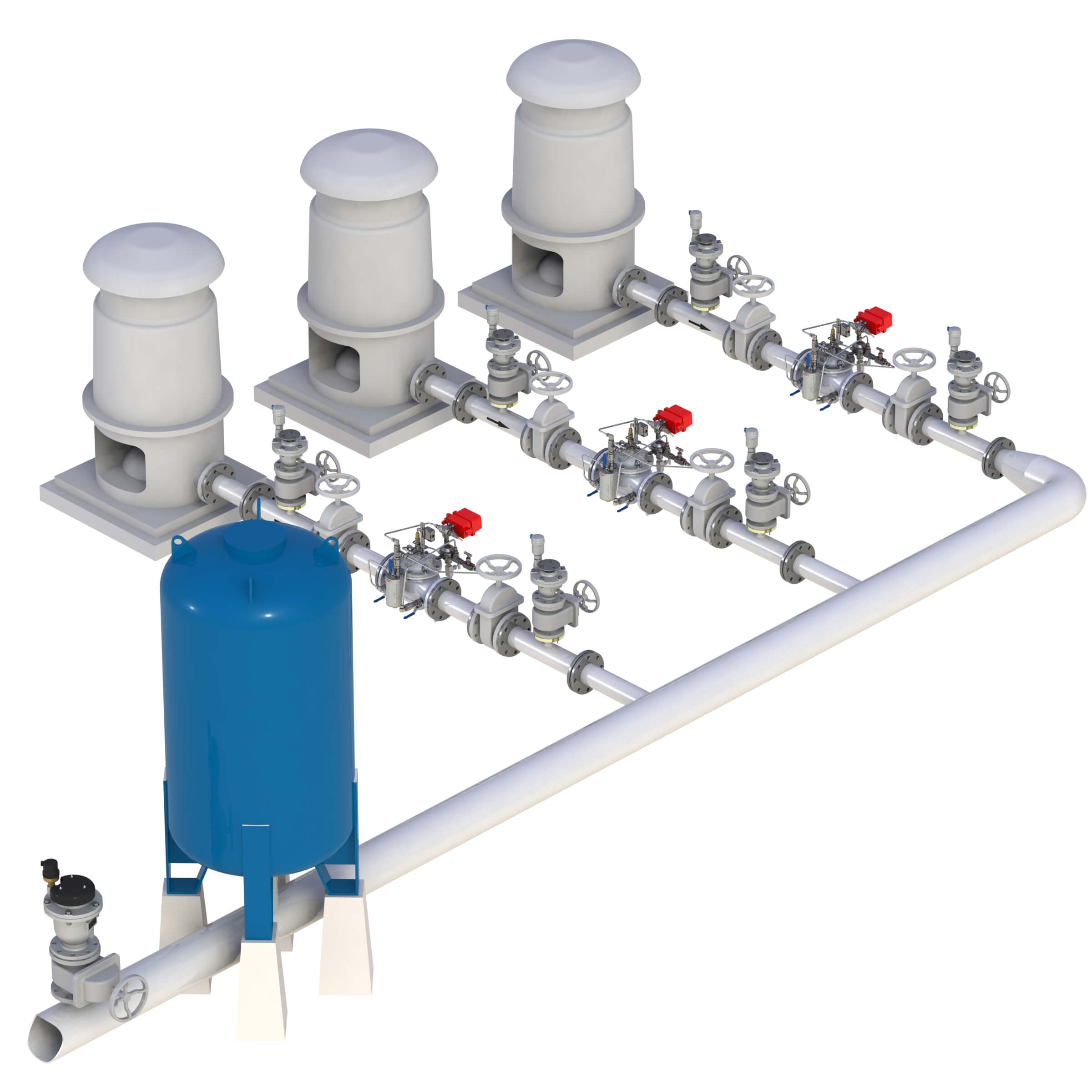 Pump station protection with D 060 STST